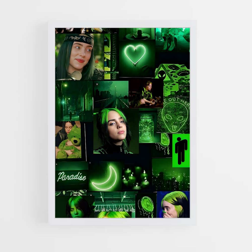 ap-billie eilish-13 cadre Blanc