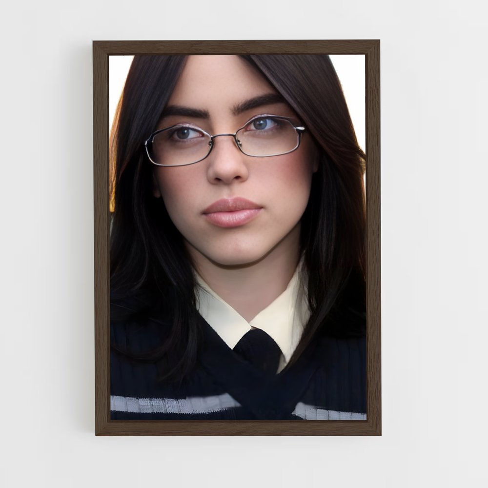 ap-billie eilish-14 cadre Bois foncé