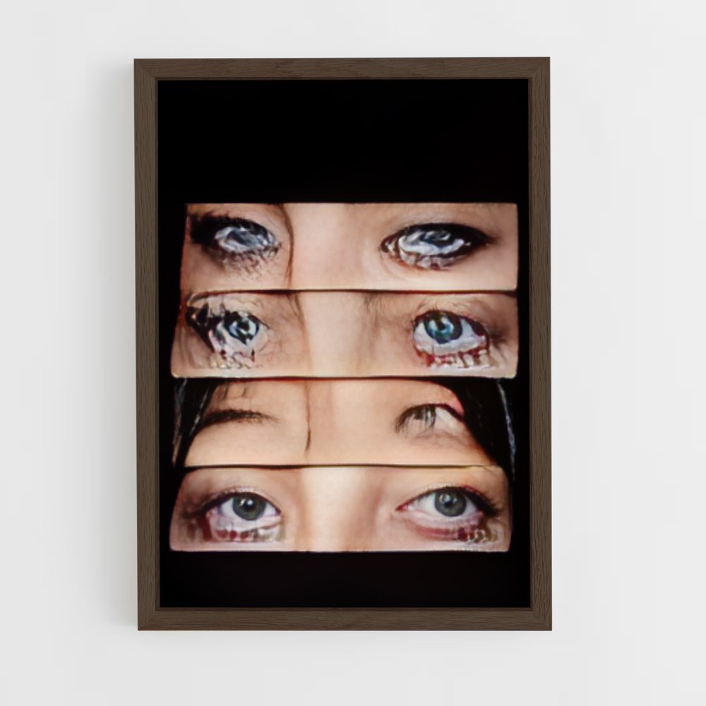 ap-billie eilish-7 cadre Bois foncé