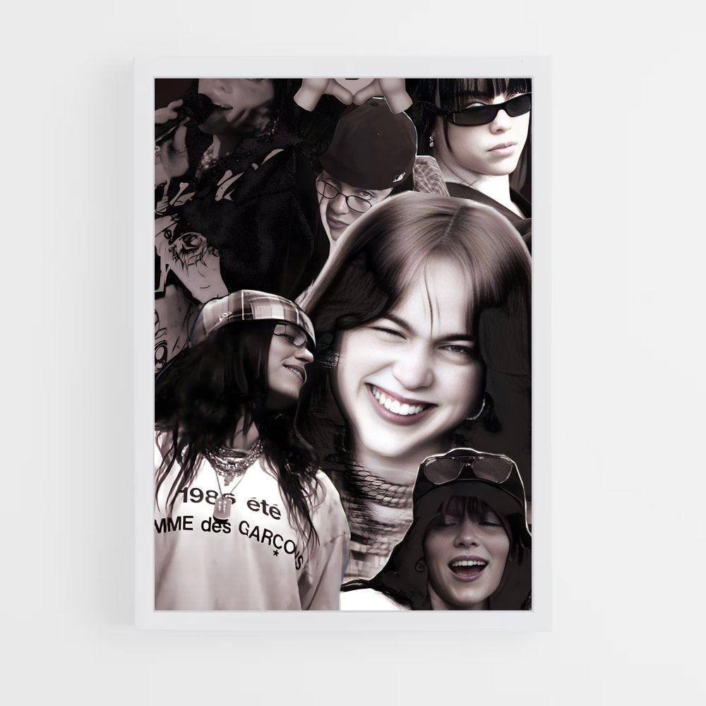 ap-billie eilish-8 cadre Blanc