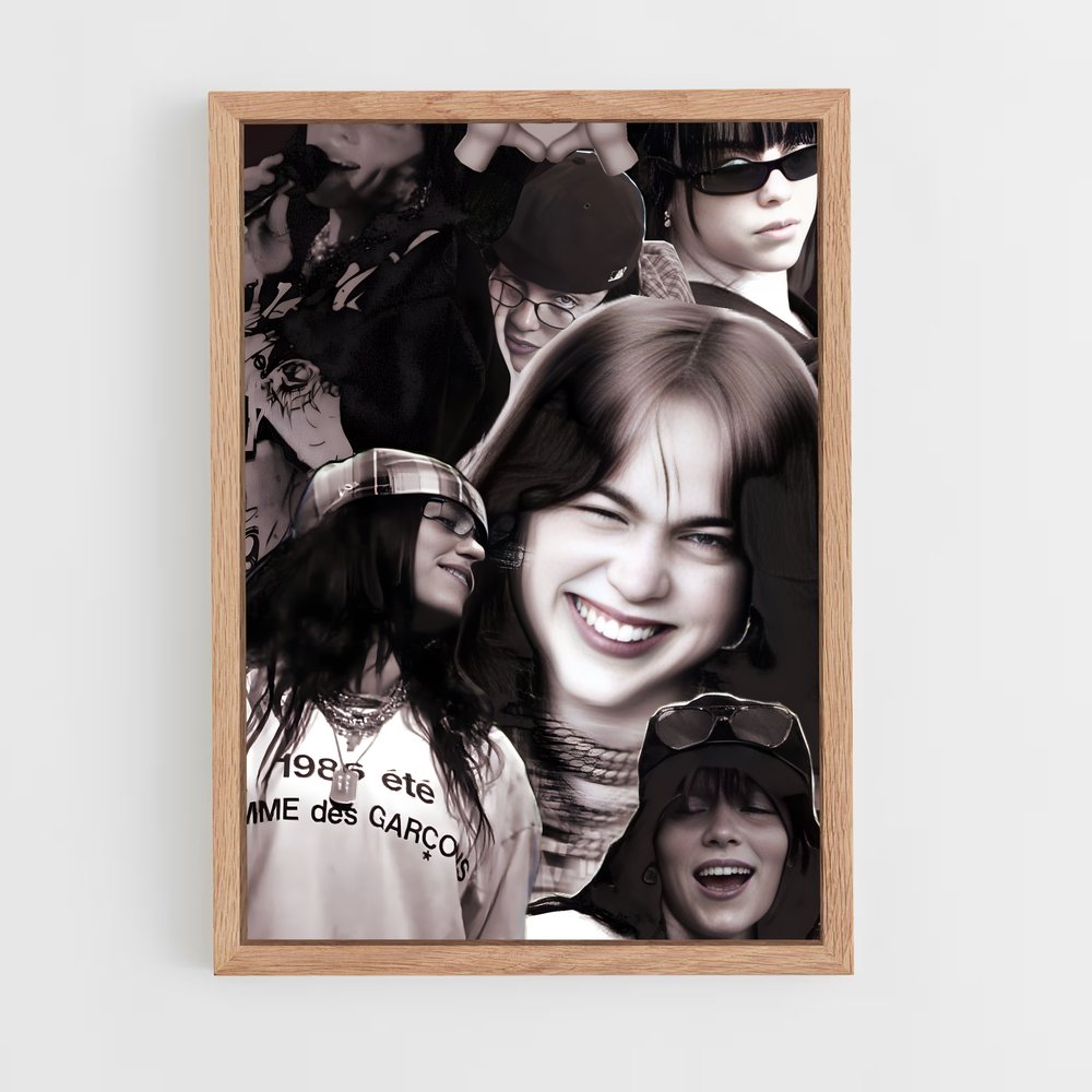 ap-billie eilish-8 cadre Bois clair