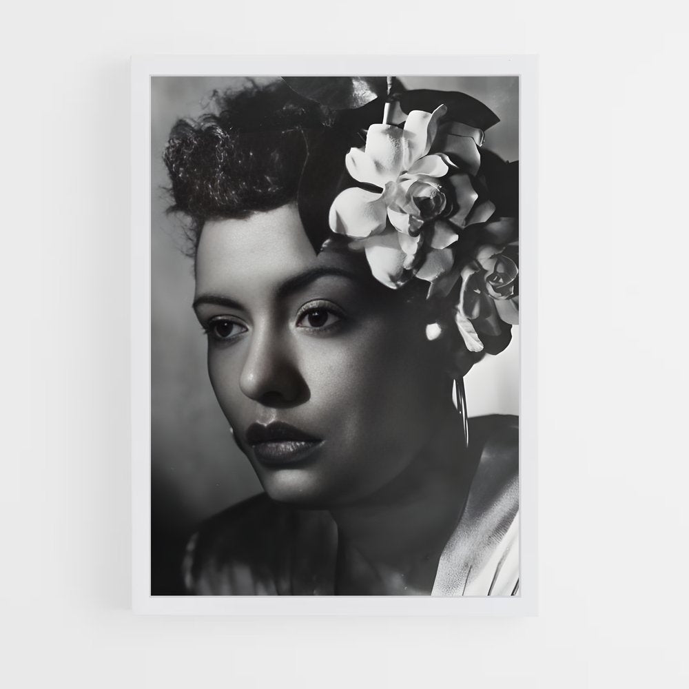 ap-billie holiday-1 cadre Blanc