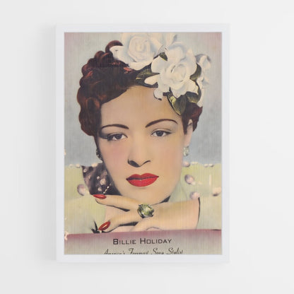 ap-billie holiday-3 cadre Blanc