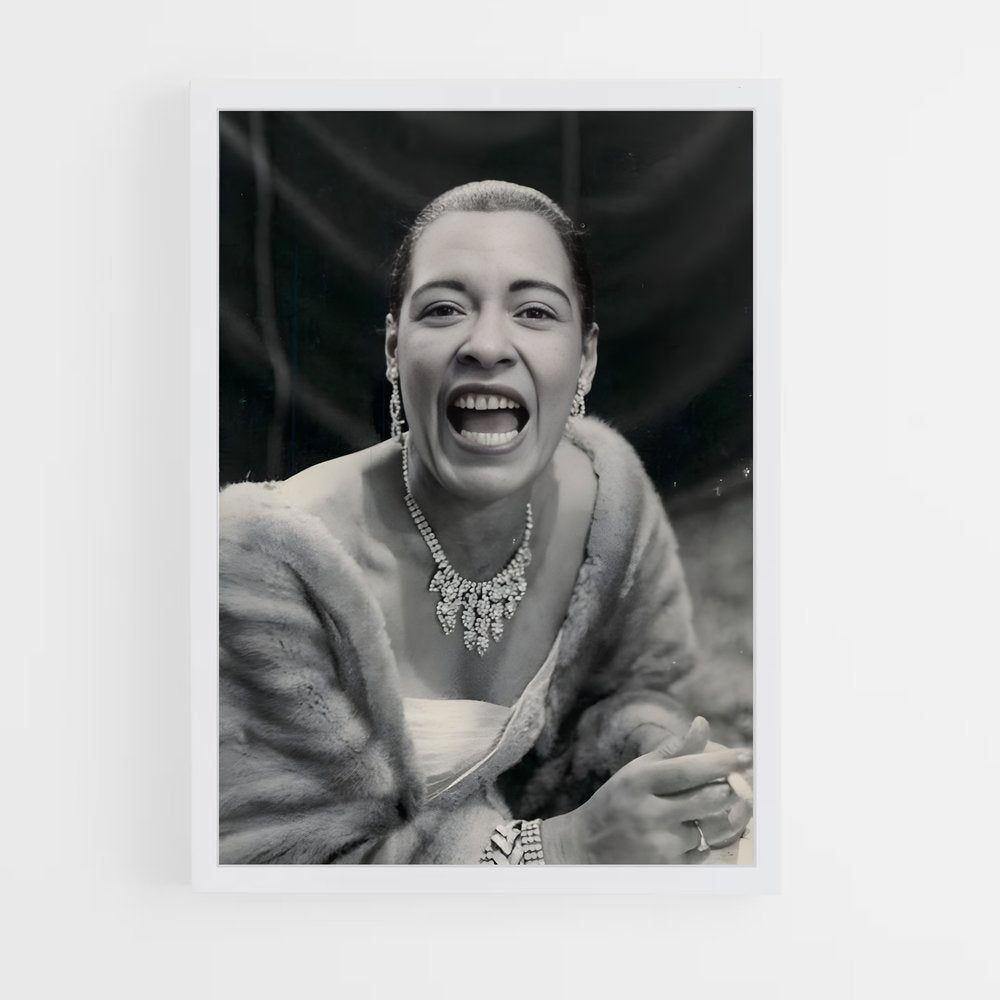 ap-billie holiday-4 cadre Blanc