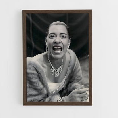 ap-billie holiday-4 cadre Bois foncé