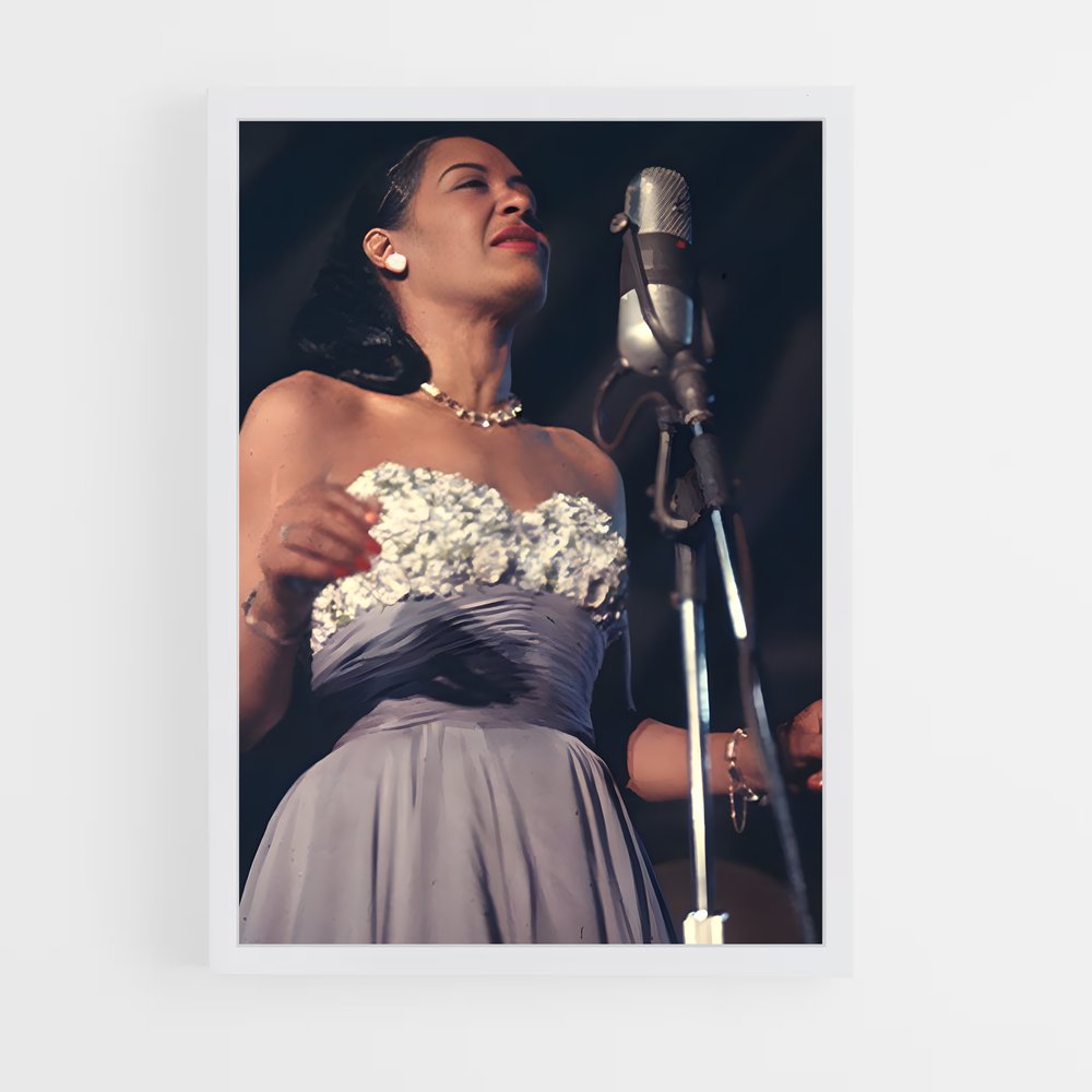 ap-billie holiday-5 cadre Blanc