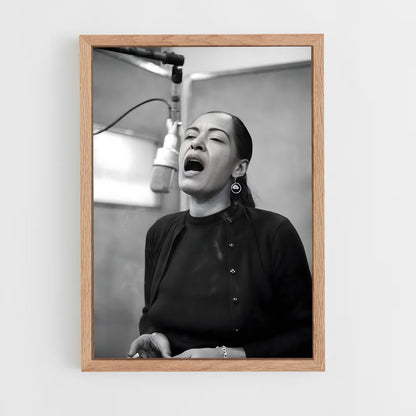 ap-billie holiday-6 cadre Bois clair