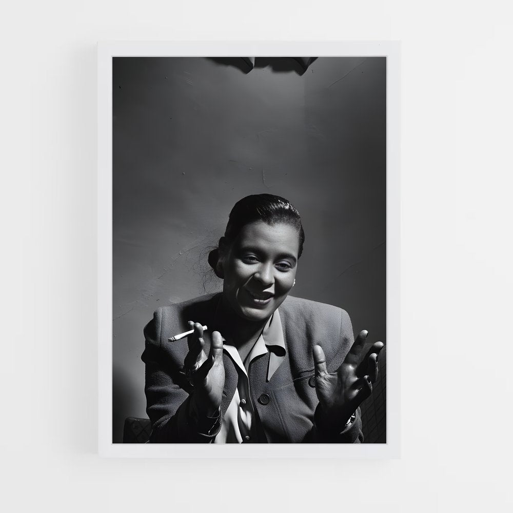 ap-billie holiday-7 cadre Blanc