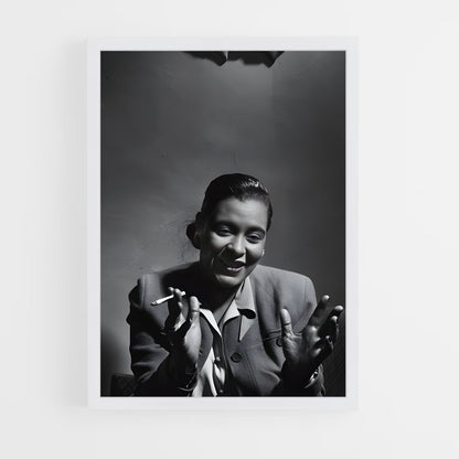 ap-billie holiday-7 cadre Blanc