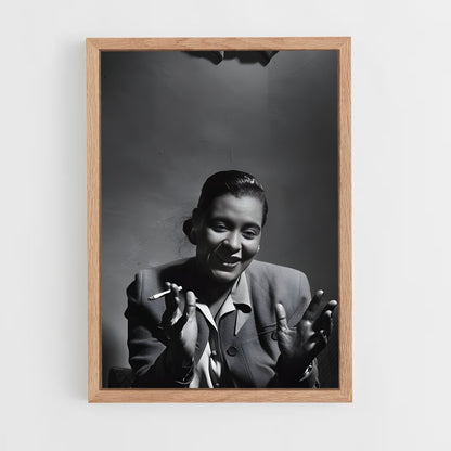 ap-billie holiday-7 cadre Bois clair