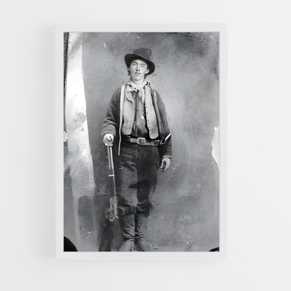 ap-billy the kid-1 cadre Blanc