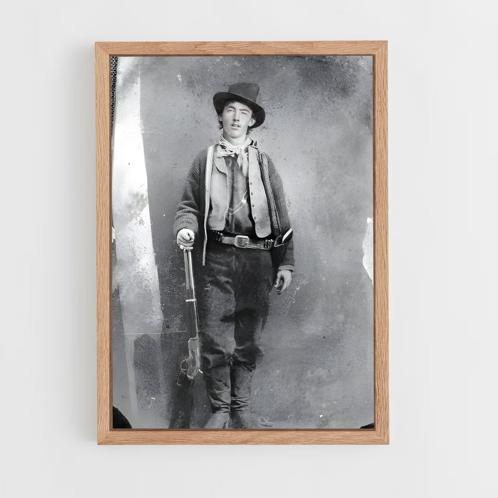 ap-billy the kid-1 cadre Bois clair