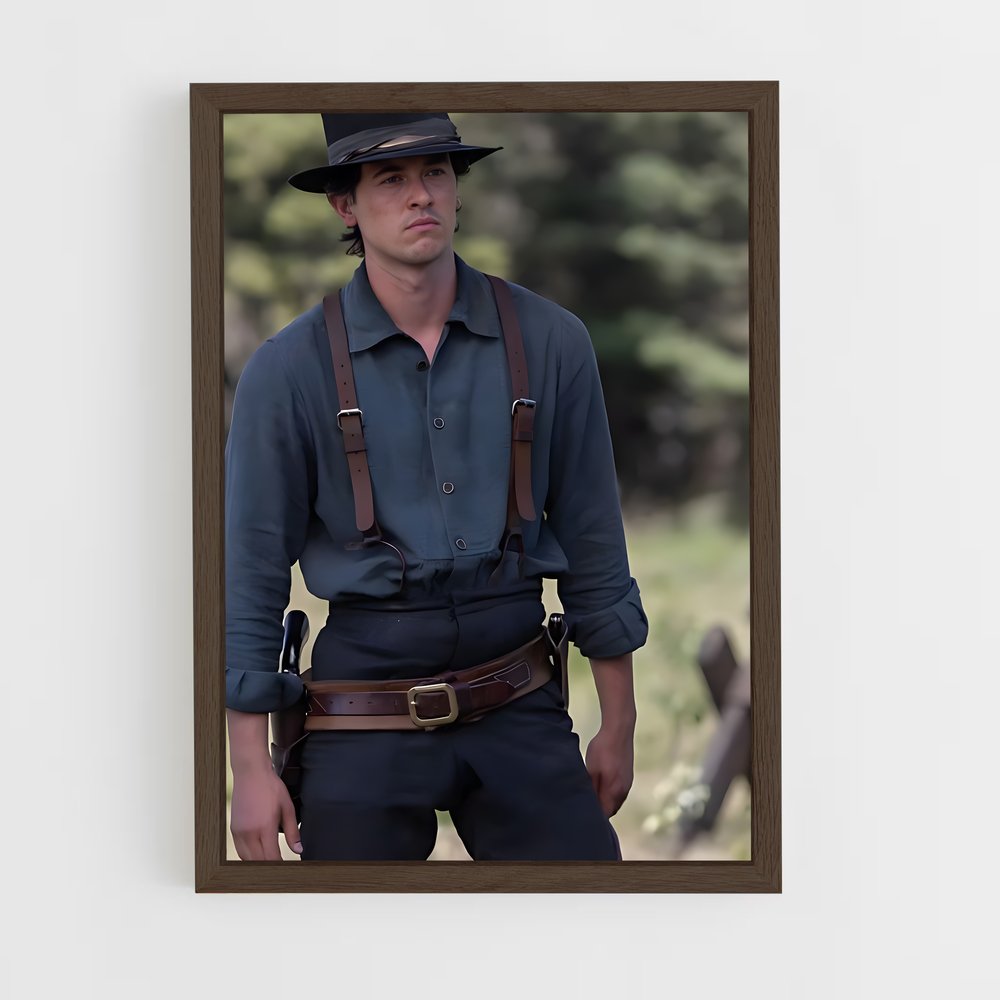 ap-billy the kid-6 cadre Bois foncé