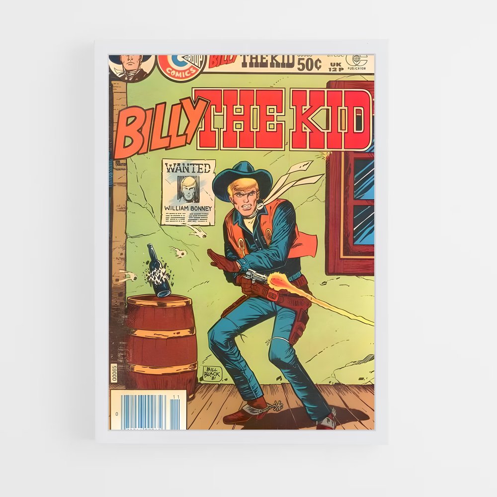 ap-billy the kid-7 cadre Blanc
