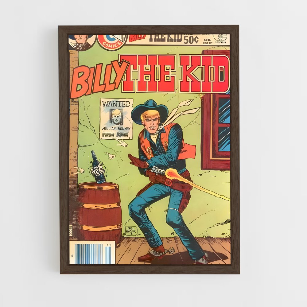 ap-billy the kid-7 cadre Bois foncé