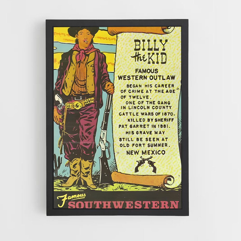 ap-billy the kid-8 cadre Noir