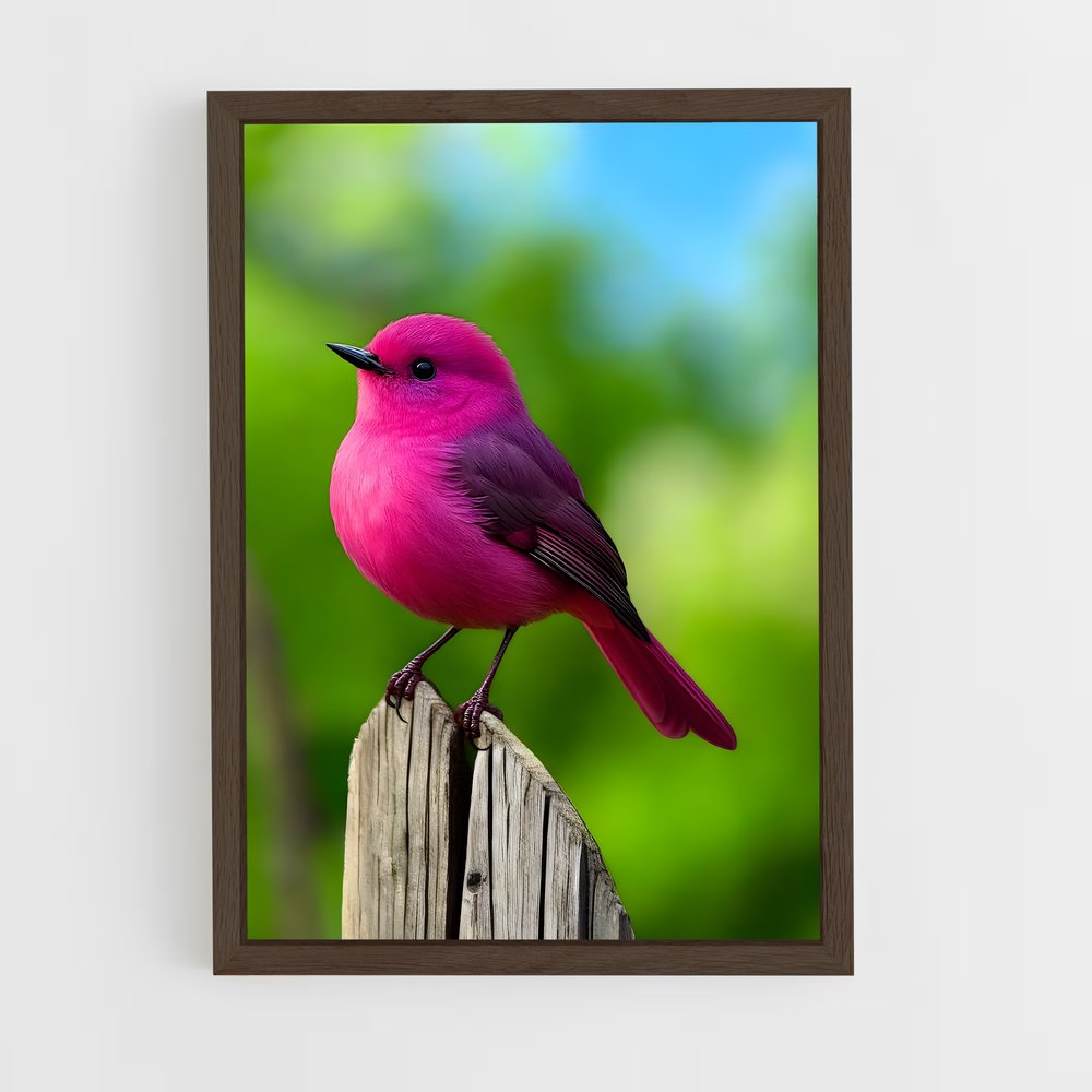 ap-bird-6 cadre Bois foncé