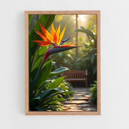 ap-bird of paradise-12 cadre Bois clair