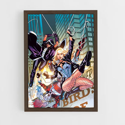 ap-birds of prey-10 cadre Bois foncé