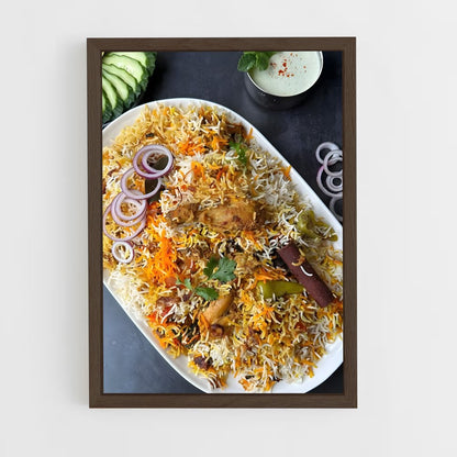 ap-biryani-3 cadre Bois foncé