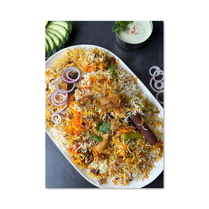Poster Biryani Délicieux