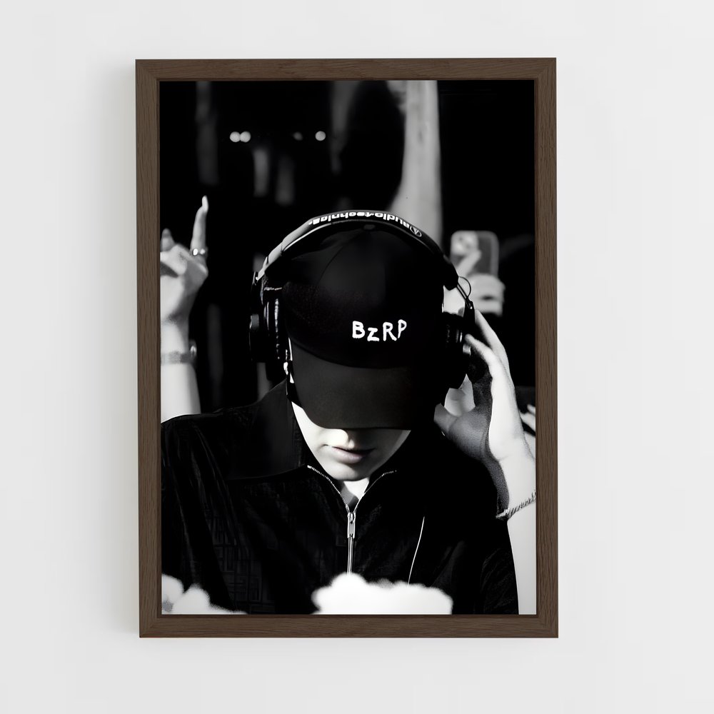 ap-bizarrap-2 cadre Bois foncé