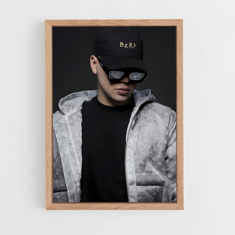 ap-bizarrap-3 cadre Bois clair