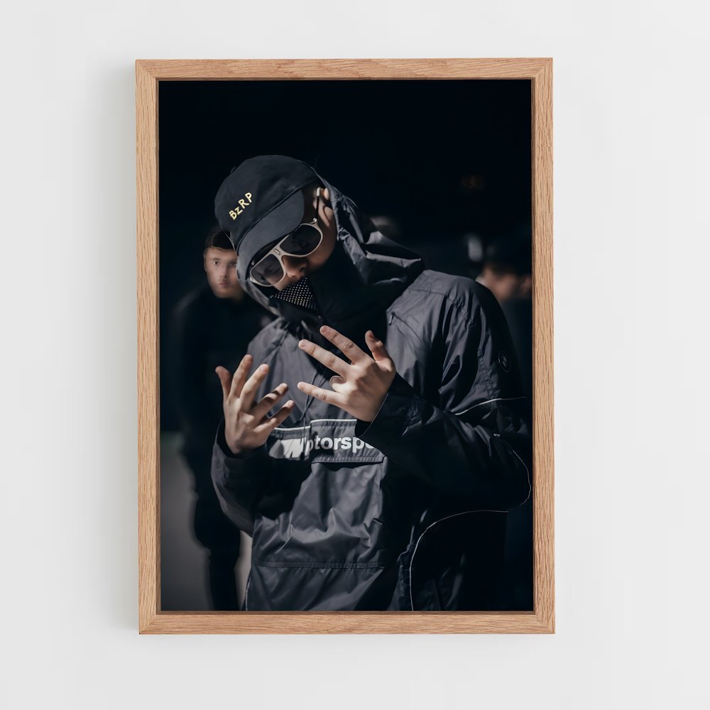 ap-bizarrap-8 cadre Bois clair