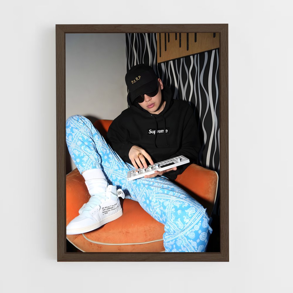ap-bizarrap-9 cadre Bois foncé