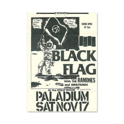 Poster Black Flag: The Ramones Rising