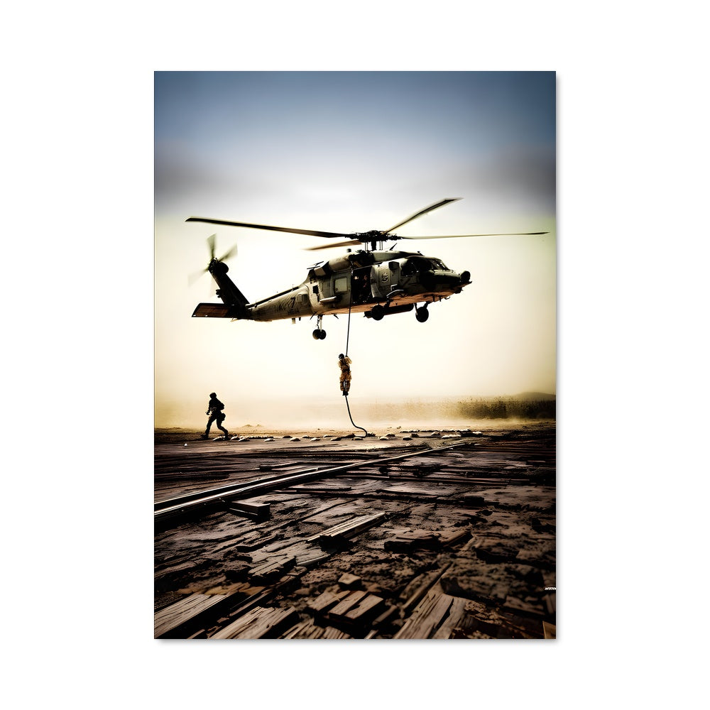 Poster Vol en Haute Mer