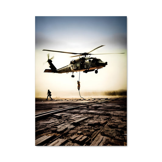 Poster Vol en Haute Mer