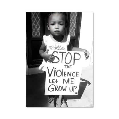 Poster Stop the Violence