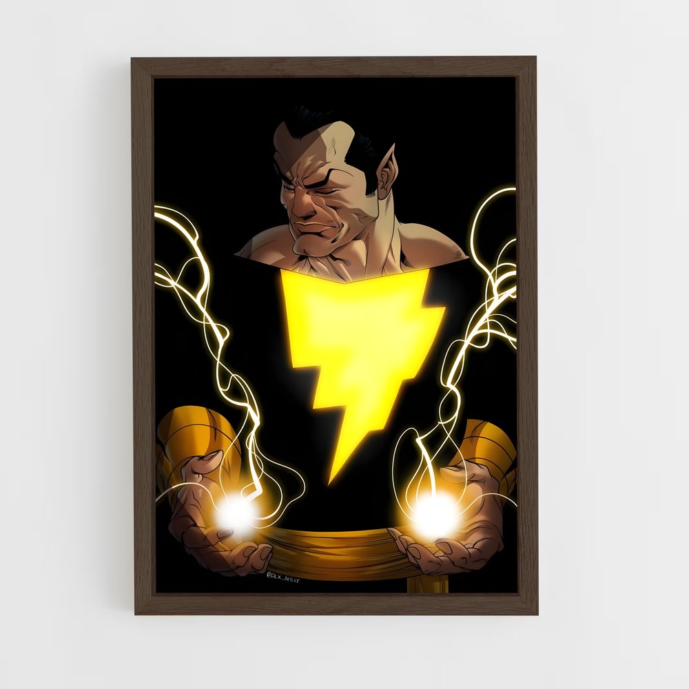 ap-black adam-17 cadre Bois foncé
