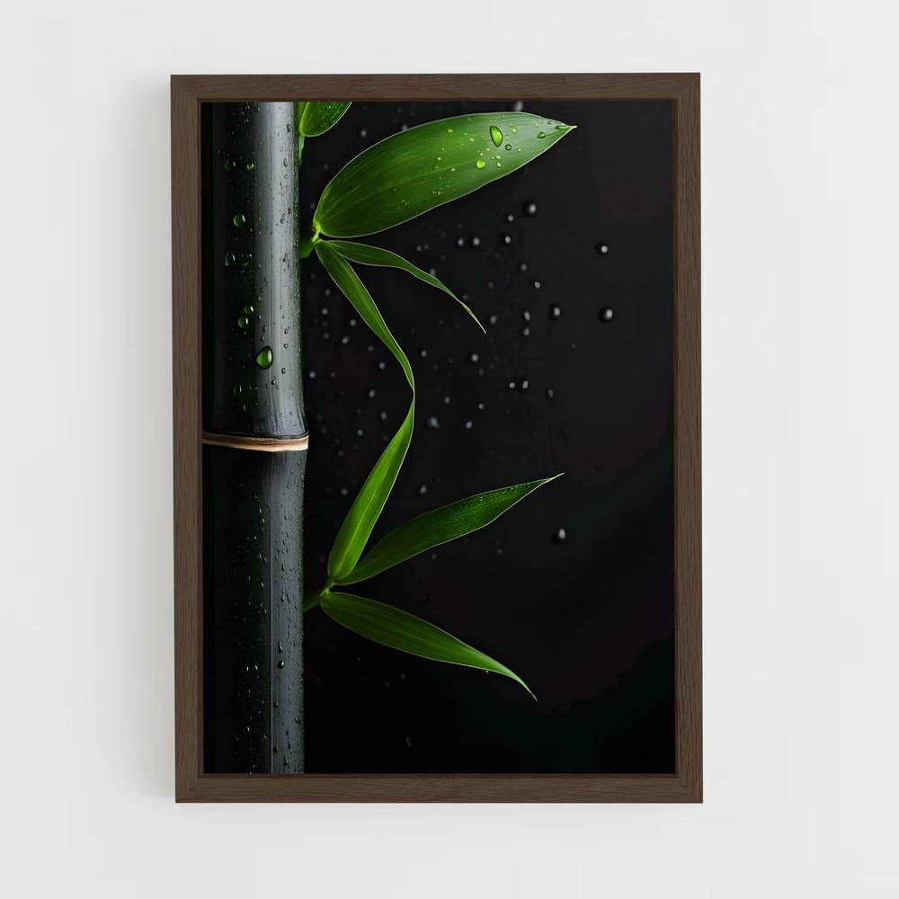 ap-black bamboo-4 cadre Bois foncé