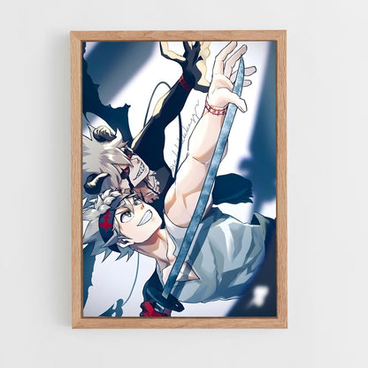 ap-black clover-4 cadre Bois clair