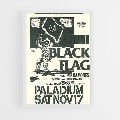 ap-black flag-1 cadre Blanc