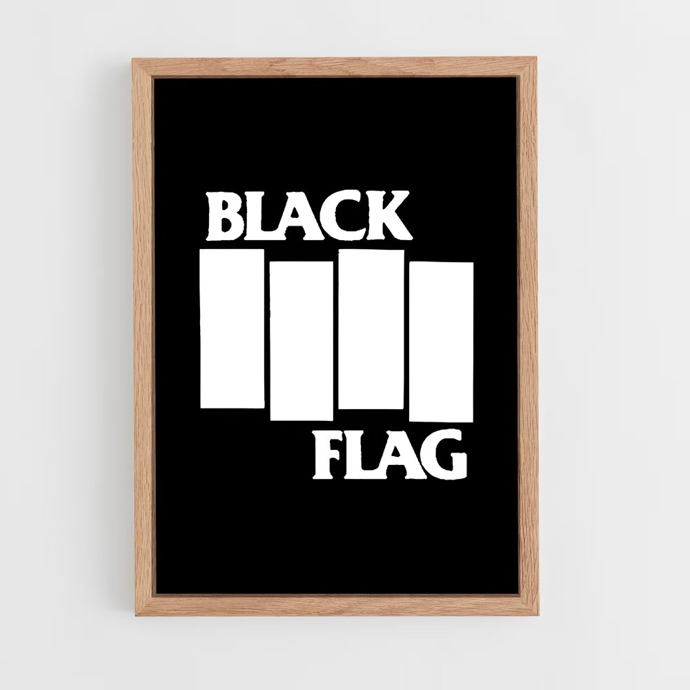 ap-black flag-2 cadre Bois clair