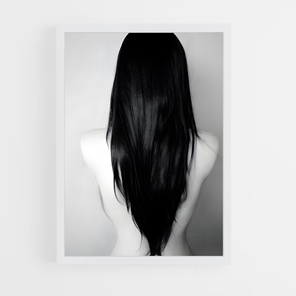 ap-black hair-1 cadre Blanc