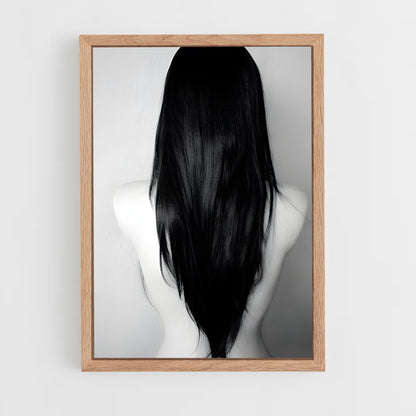 ap-black hair-1 cadre Bois clair
