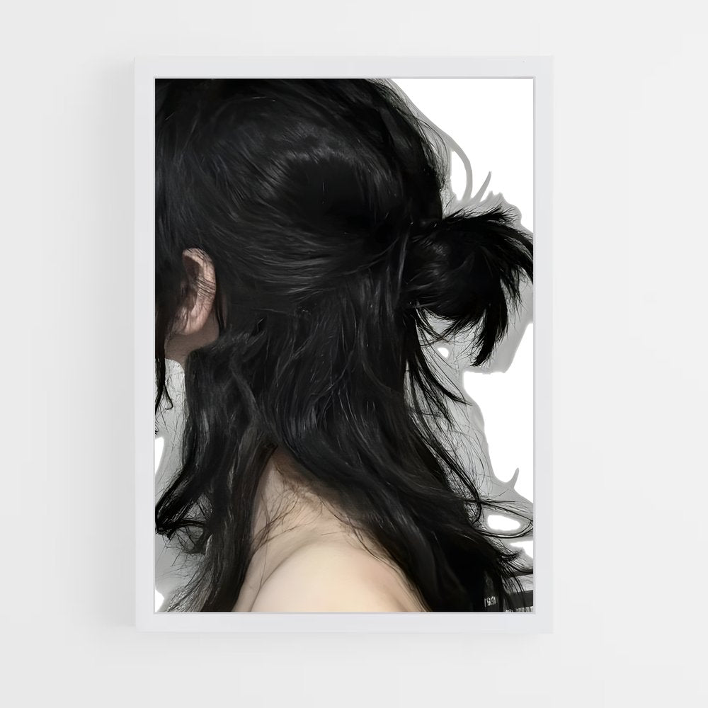 ap-black hair-2 cadre Blanc