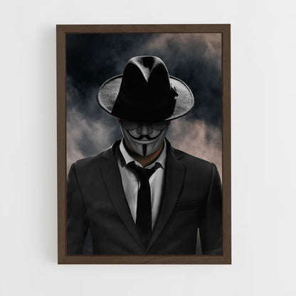 ap-black hat-5 cadre Bois foncé