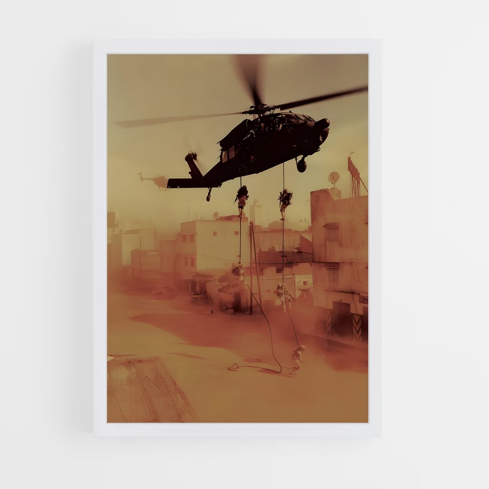 ap-black hawk uh-60-2 cadre Blanc