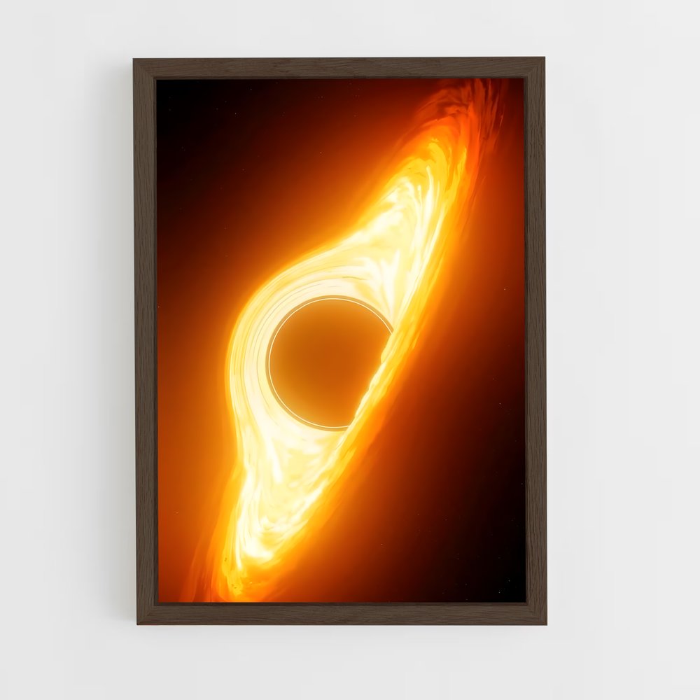 ap-black hole-10 cadre Bois foncé