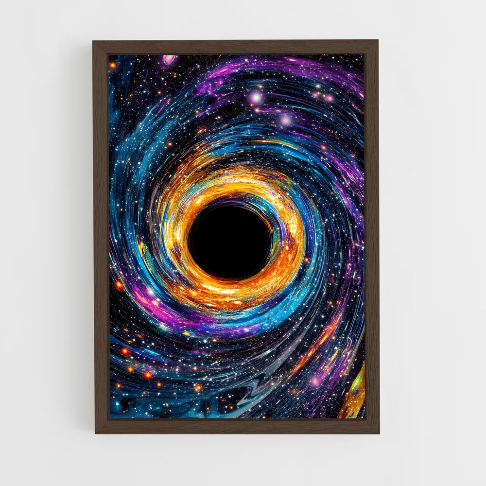 ap-black hole-12 cadre Bois foncé