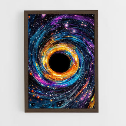 ap-black hole-12 cadre Bois foncé