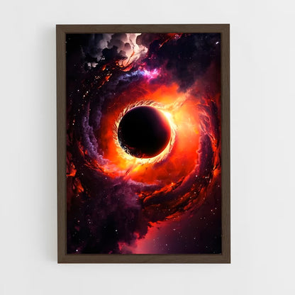 ap-black hole-15 cadre Bois foncé