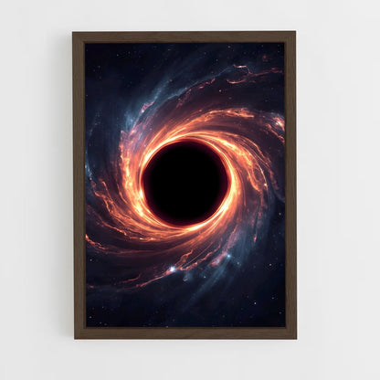 ap-black hole-4 cadre Bois foncé