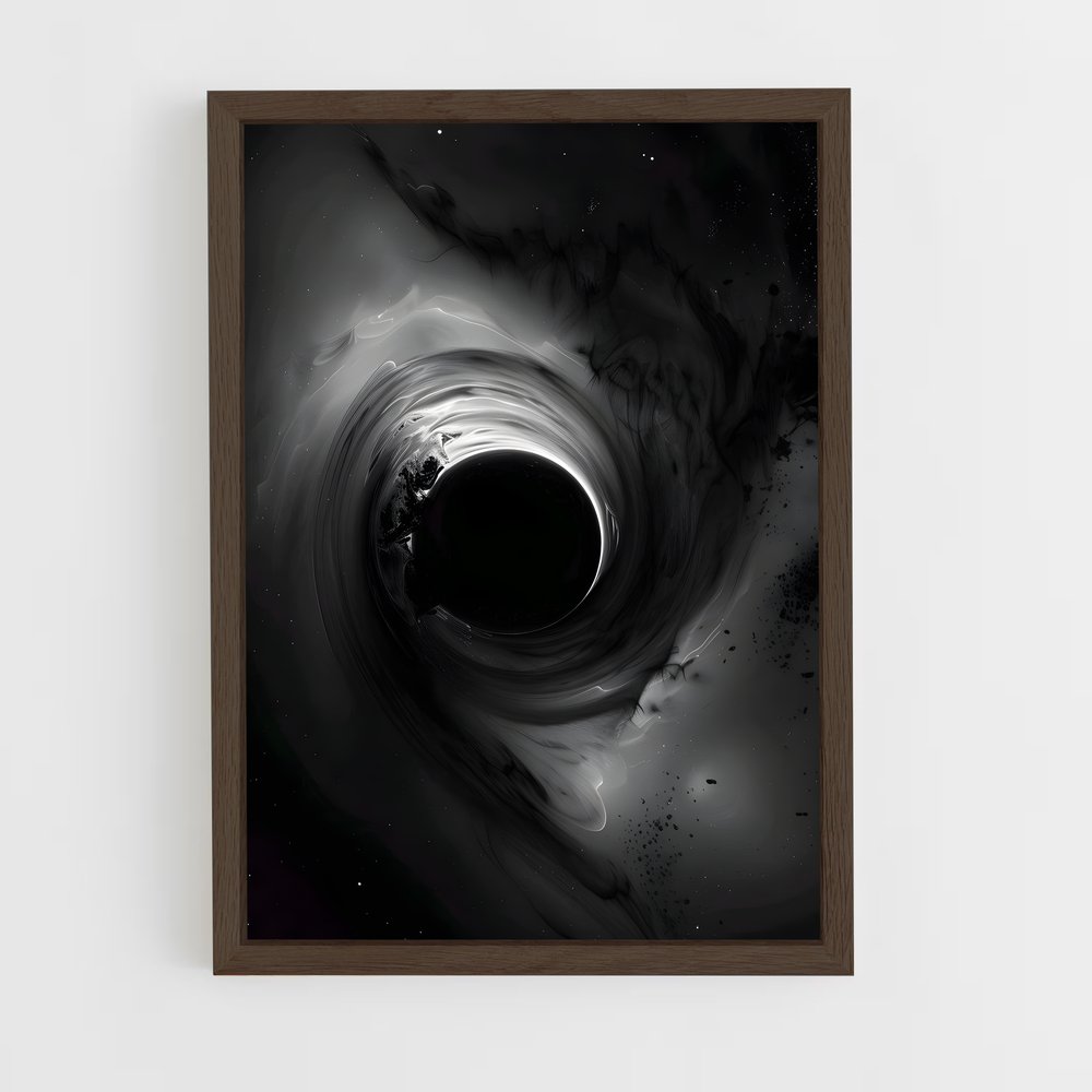 ap-black hole-5 cadre Bois foncé