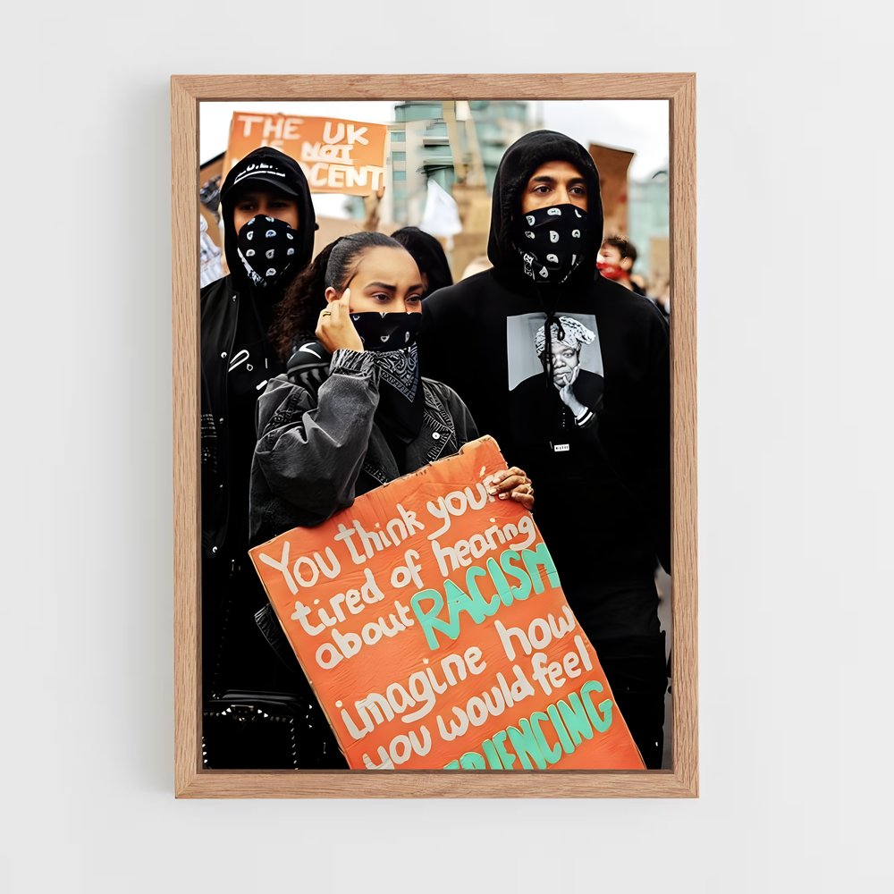 ap-black lives matter-5 cadre Bois clair